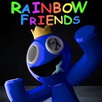 Como desenhar: Blue  Rainbow Friends No estilo cartoon e colorir