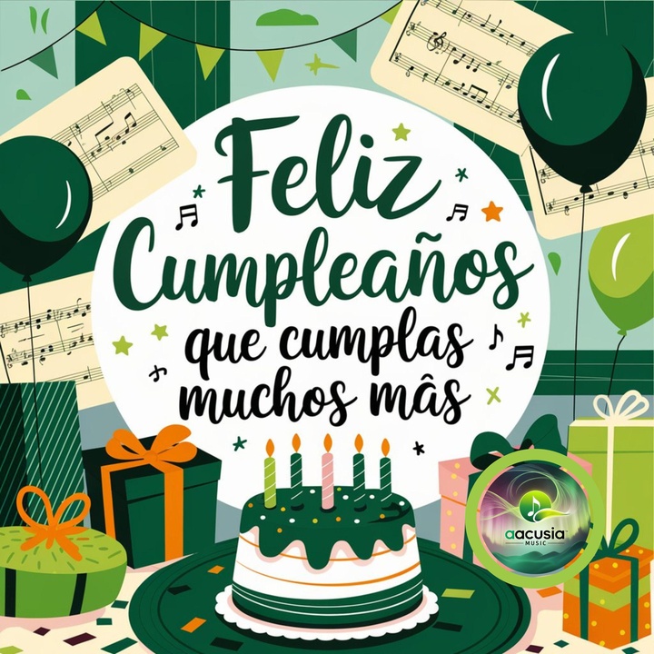 Feliz CUMPLEAÑOS! que cumplas muchos más, AACUSIA MUSIC