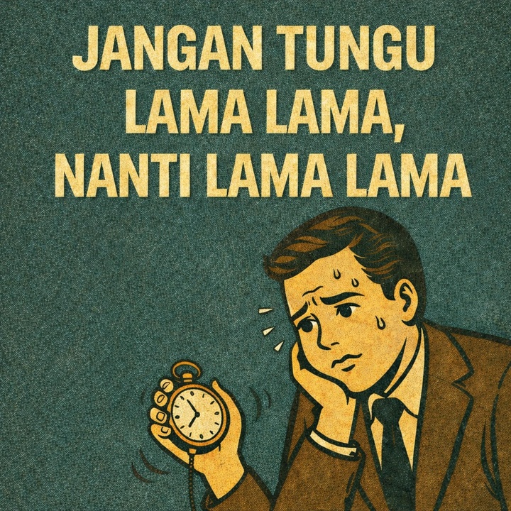 janga tungu lama lama, nanti lama lama