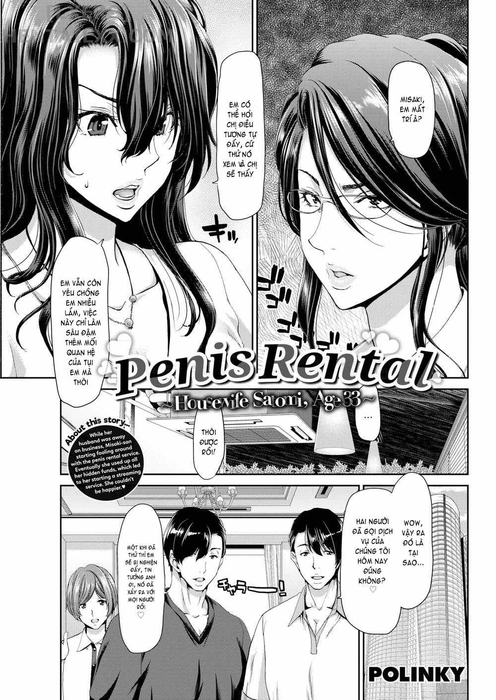 Đọc truyện hentai Ochinchin Rental (Trọn bộ) - Chap 2: Penis Rental ~Housewife Satomi, Age 33~
