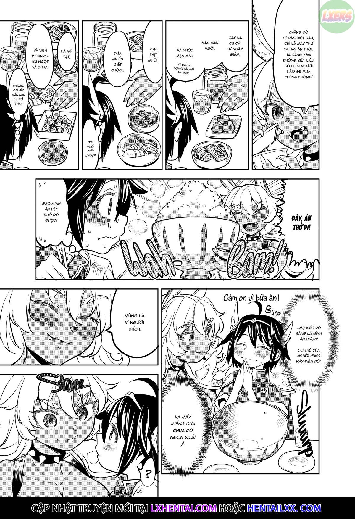 Đọc truyện hentai Tái sinh thành một nữ anh hùng có 5 người vợ quỷ - Chap 2