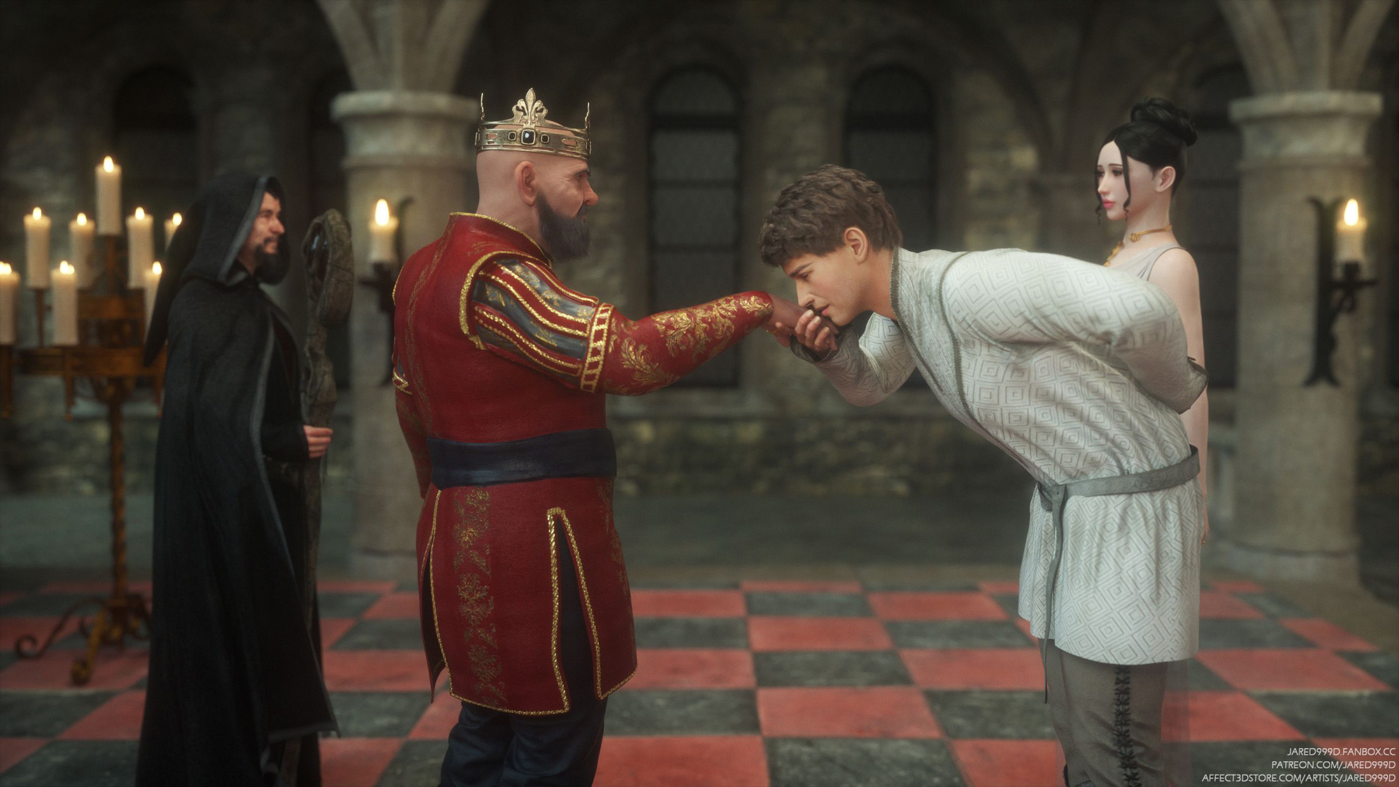 Đọc truyện hentai Fallen Lady - Vol 1 - Chap 3: Em phải là hoàng hậu của ta.