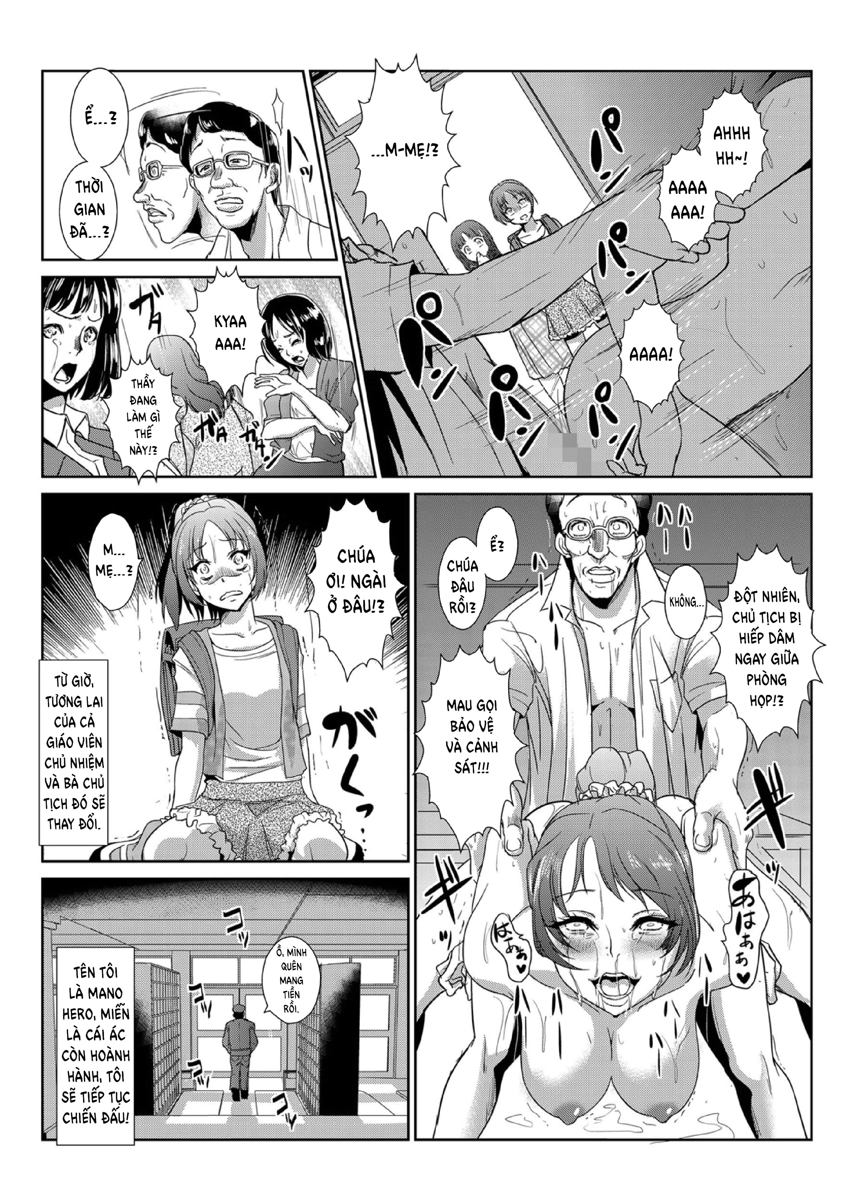 Đọc truyện hentai Ngưng đọng thời gian thay trời hành đạo!!! - Chap 3 - Trừng phạt chủ tịch hội phụ huynh