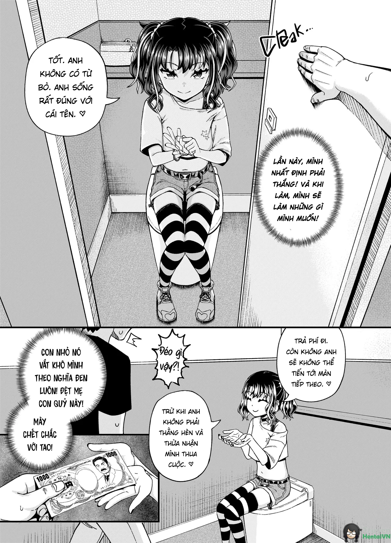 Đọc truyện hentai Uwa, Mesugaki Tsuyoi! | Crap, This Mesugaki's Too Powerful! - Oneshot