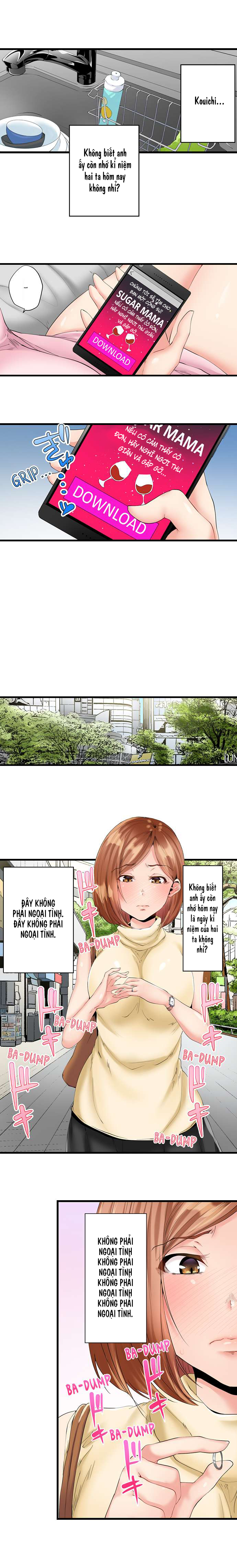 Đọc truyện hentai NTR Cô Hàng Xóm Ngay Trong Phòng Của Chồng Cô Ấy - Chapter 1