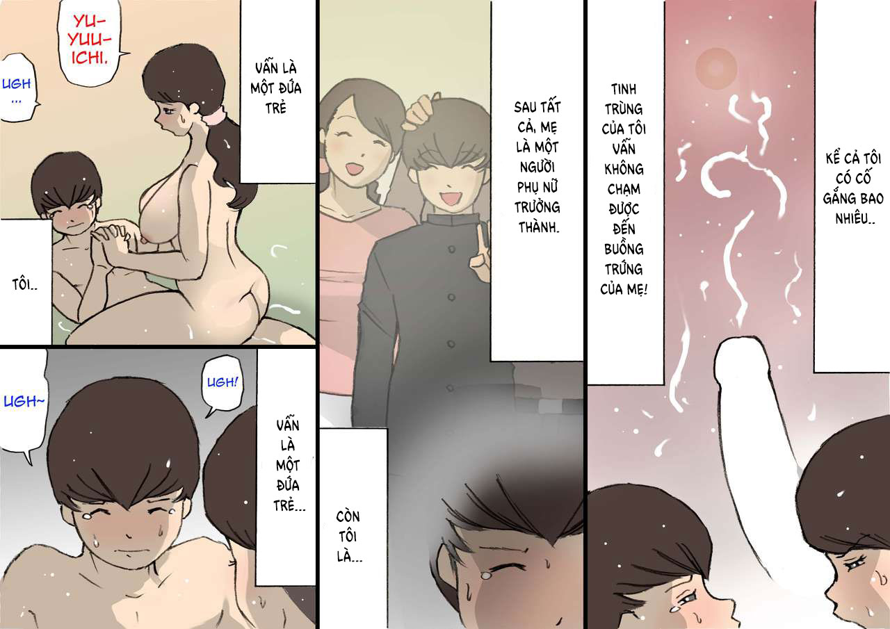 Đọc truyện hentai Okaa-san wa Homete Nobasu Kyouiku Houshin - Chap 2 + 3: End.