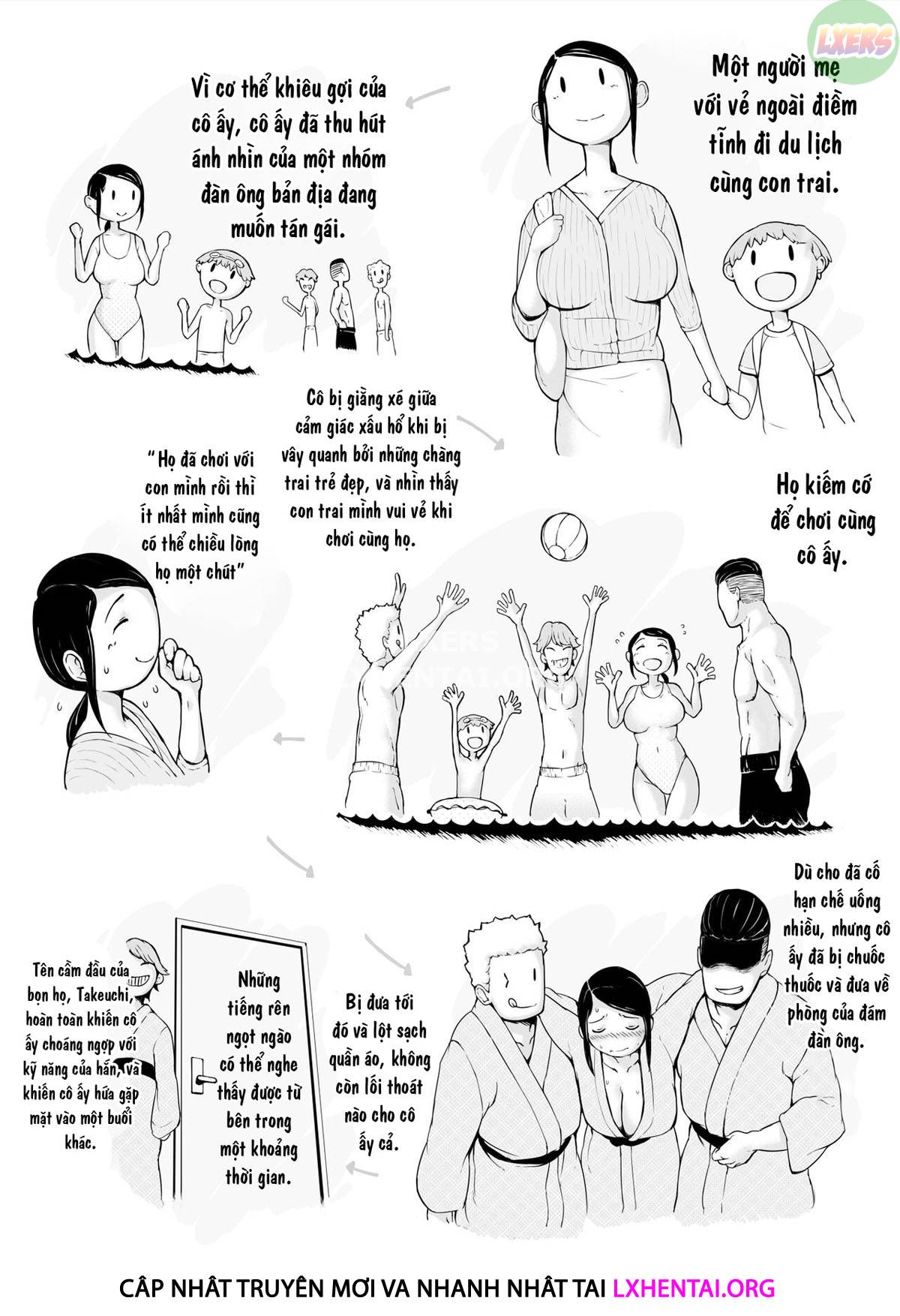 Đọc truyện hentai Hahagui Ottori Okaasan ga Toshishita Yarichin ni Nerawareru Toki - Chap 2A