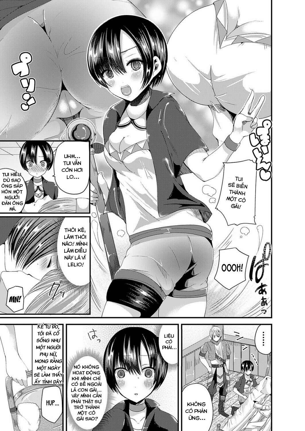 Đọc truyện hentai Biến thành một cô gái và trở thành đệ tử của pháp sư! - Oneshot