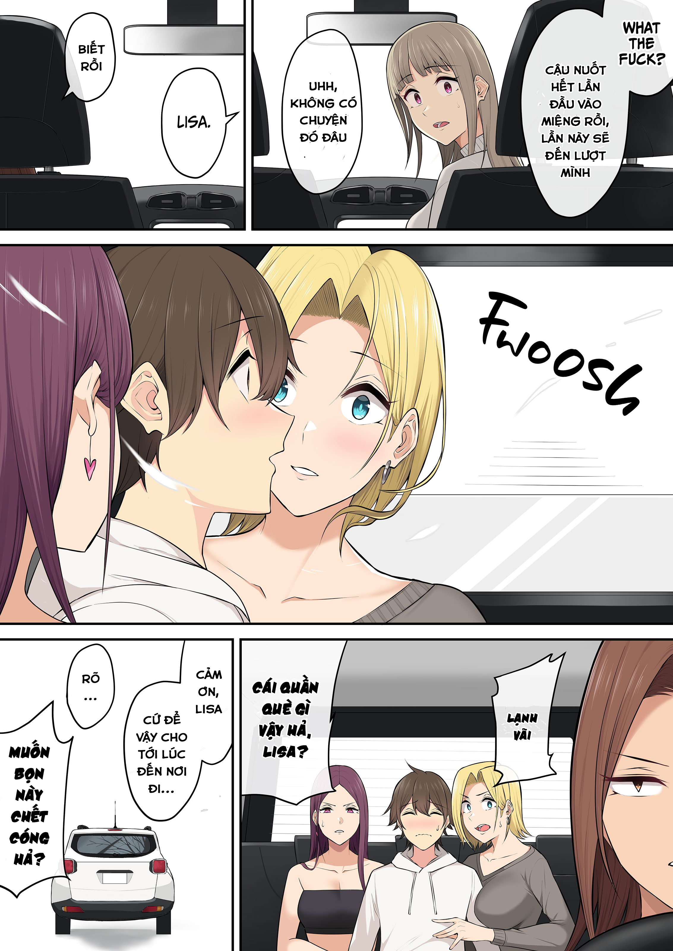 Đọc truyện hentai Imaizumi đưa cả bầy Gyaru về nhà mình - Chap 5