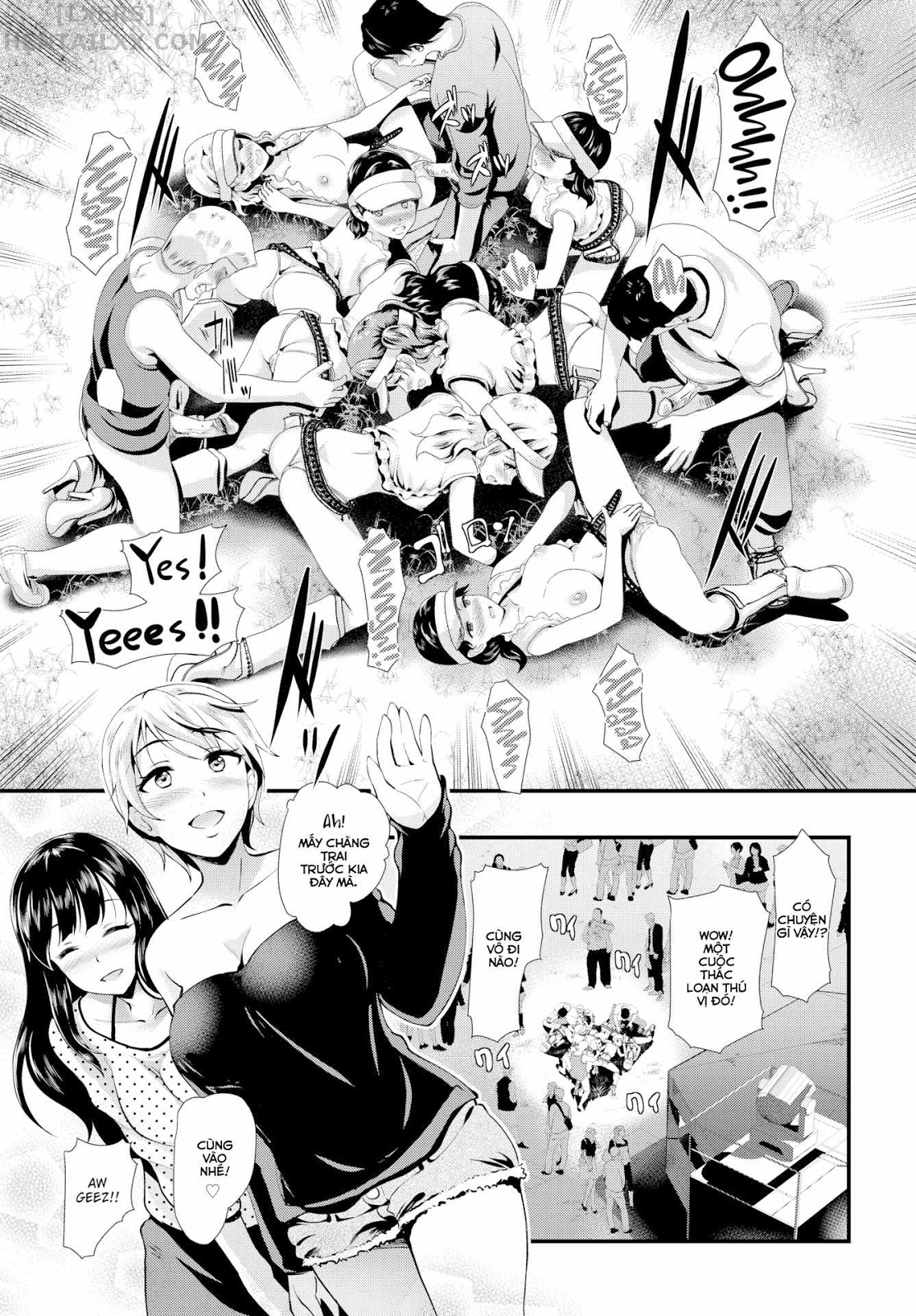 Đọc truyện hentai Let's All Cum Together! Tender Meat Festival! - Oneshot