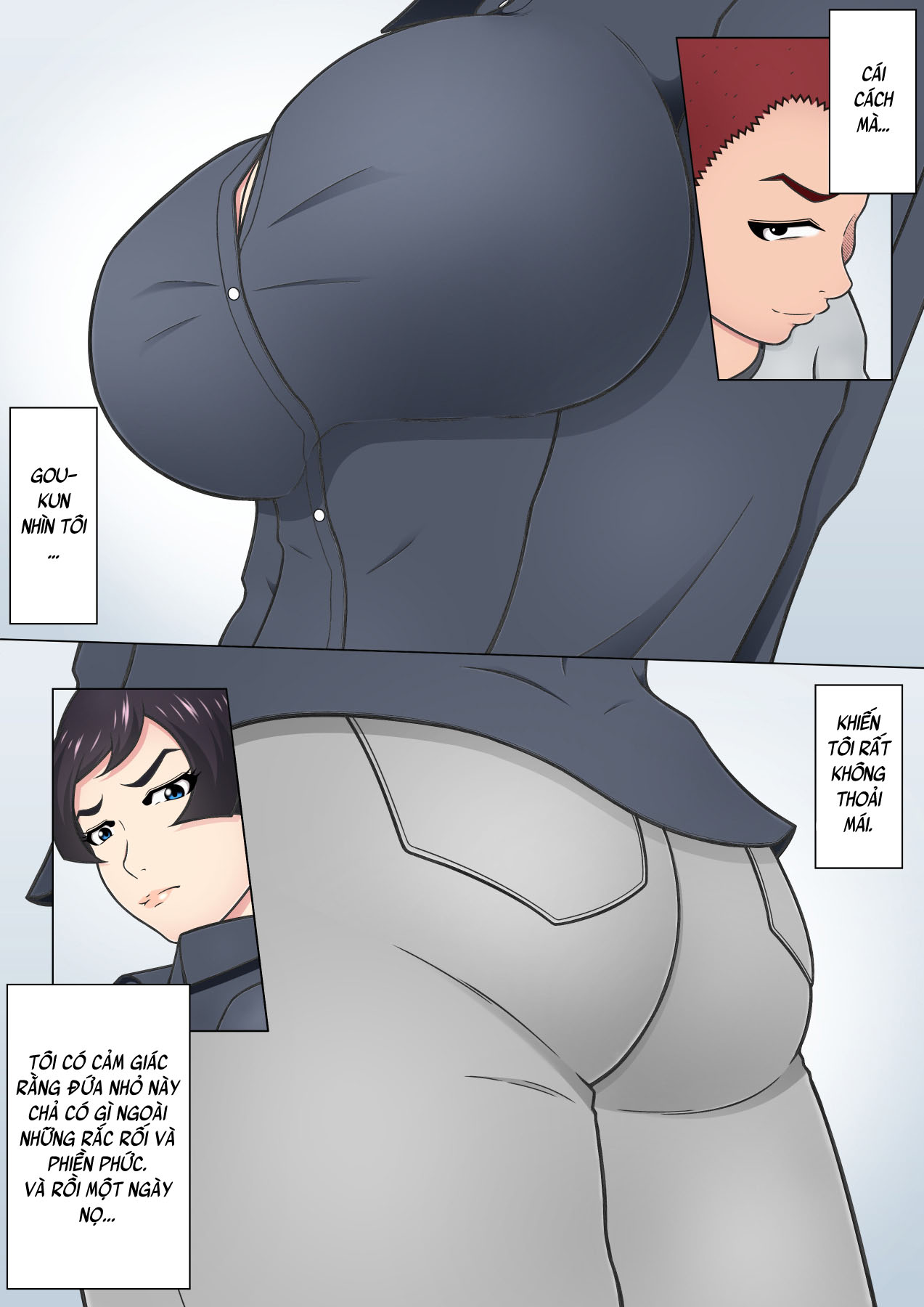 Đọc truyện hentai Shitagi Feti no Warugaki ni Yowami o Nigirarete Shimatta Tsuyoki Mama - Oneshot