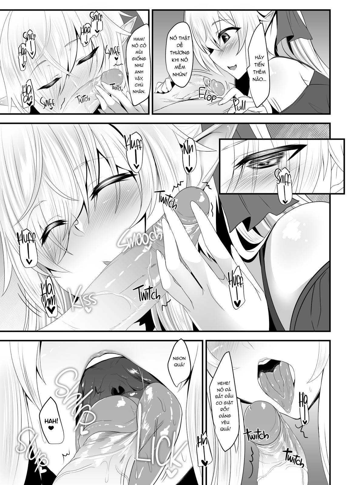 Đọc truyện hentai I Love You So, Young Master! - Chap 3 - I Want My Elf Maid to Sneak Into My Bed at Night with Sexy Lingerie-