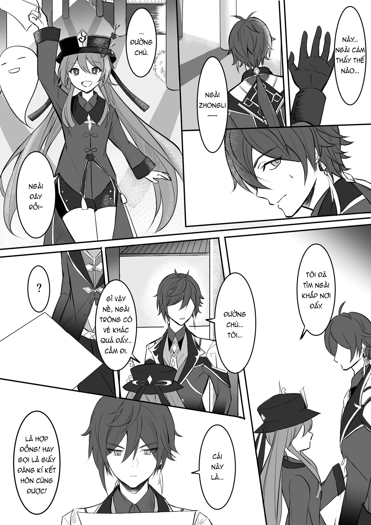 Đọc truyện hentai Cầu Vồng Sau Cơn Mưa Giấc Mơ Về Hạnh Phúc - Zhongli Và Hutao Trước Đám Cưới! - Tiểu Đường