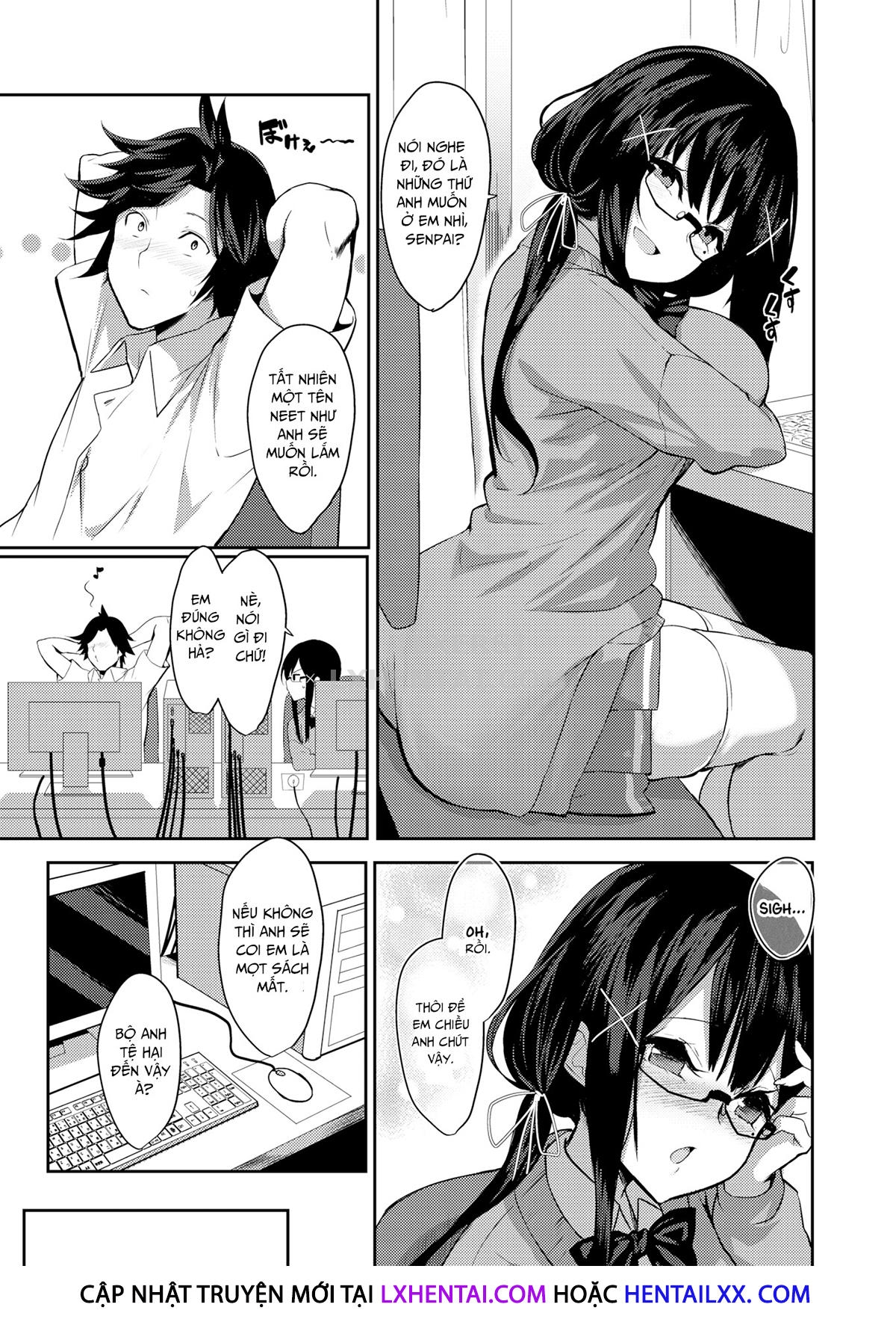 Đọc truyện hentai Curious! ♪ Yoshino-chan Mounts Up - Oneshot