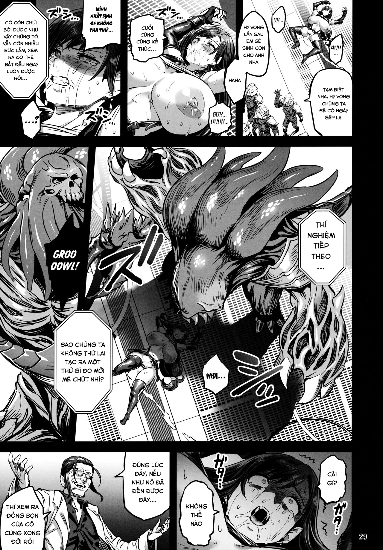 Đọc truyện hentai Deka Chichi Terrorist no Kousei Kouhai Jikken (Final Fantasy VII) - Oneshot