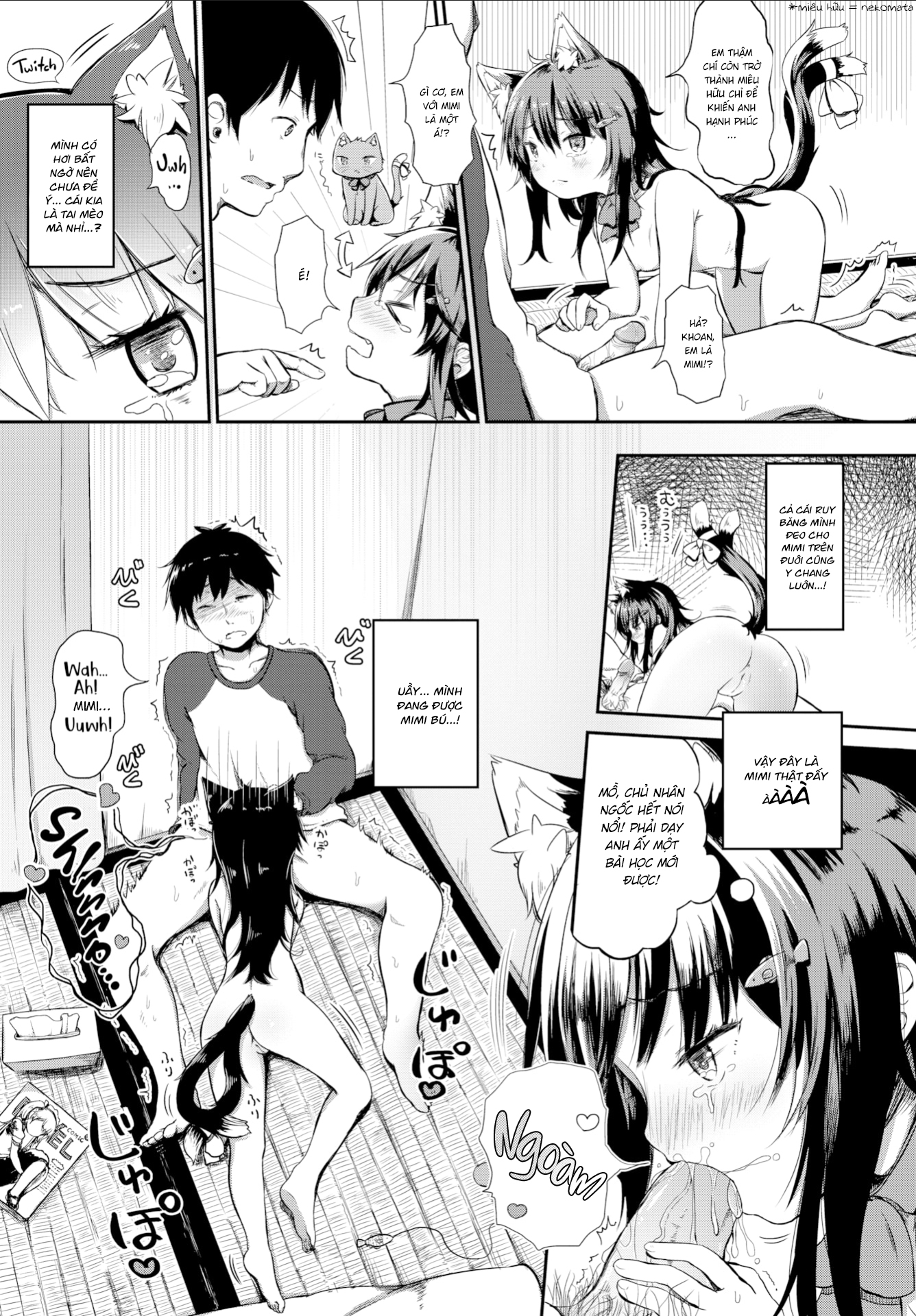 Đọc truyện hentai Mèo Trả Ơn! - Oneshot