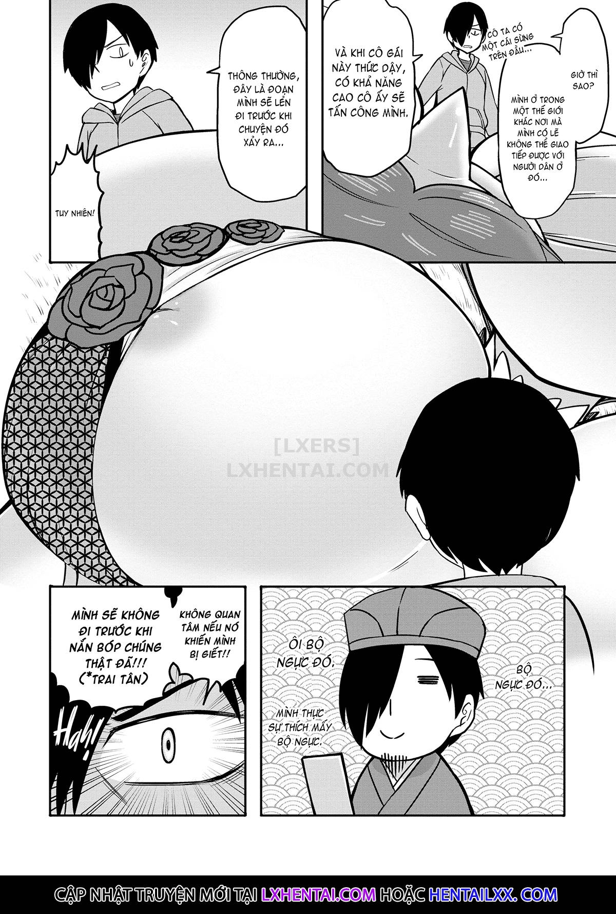 Đọc truyện hentai Monster Girls With a Need for Seed - Chap 7 - The Story of a Giantess from Another World with a Need for Seed