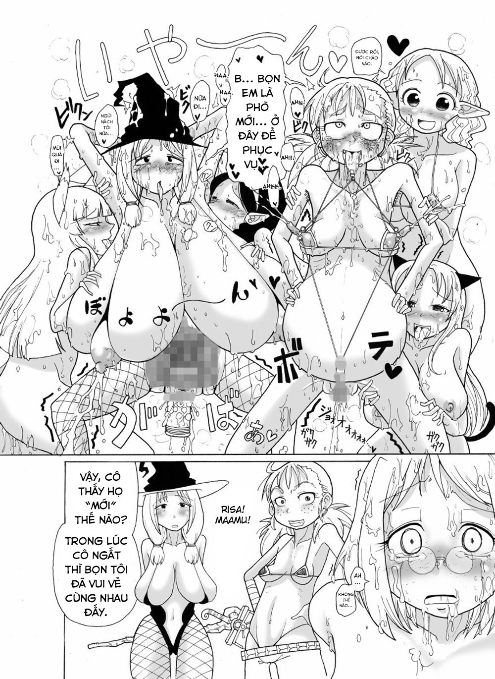 Đọc truyện hentai Kankin Tairankou!! Succubus no Kan - Oneshot
