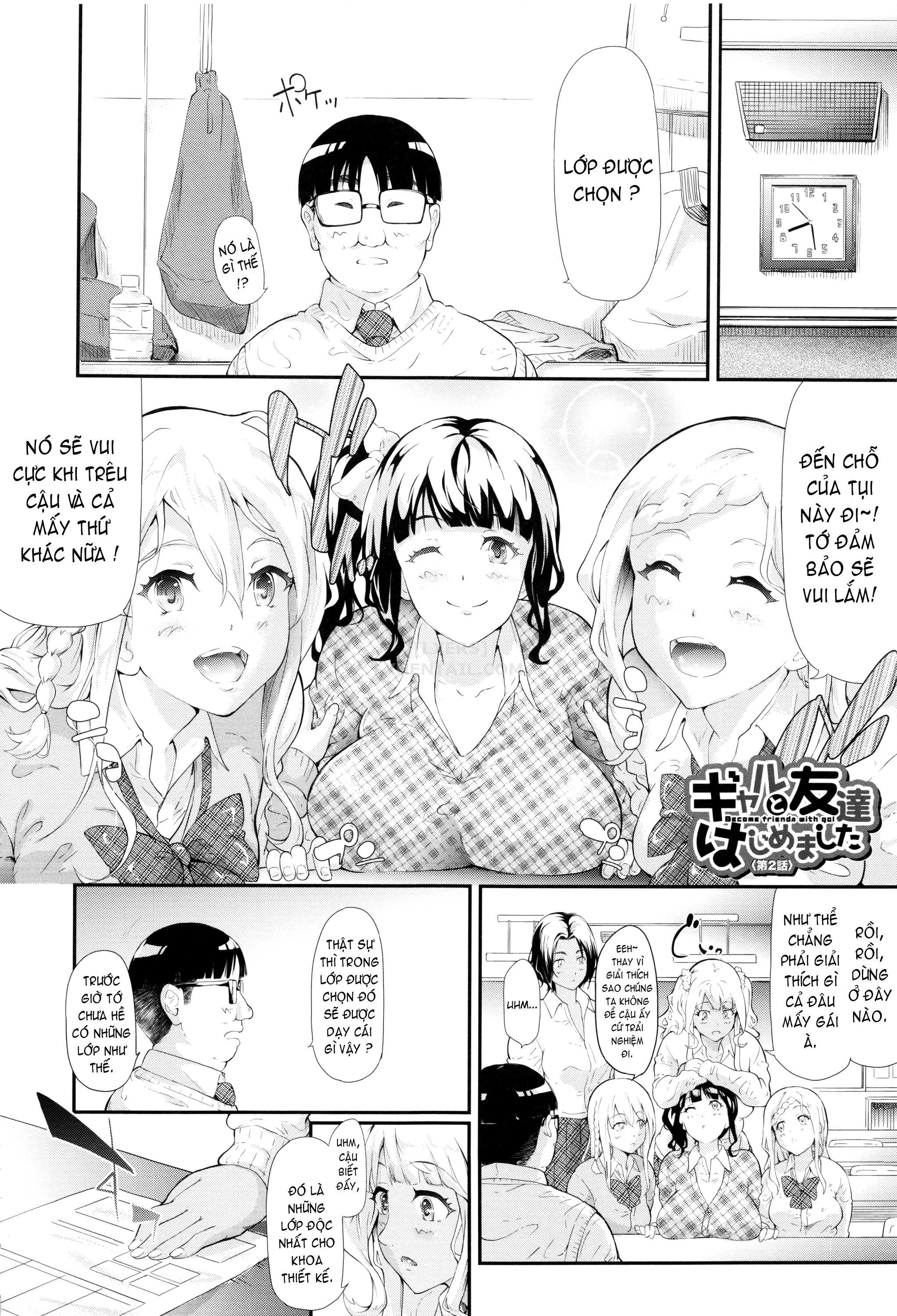 Đọc truyện hentai Gal Tomo Harem - Chap 2