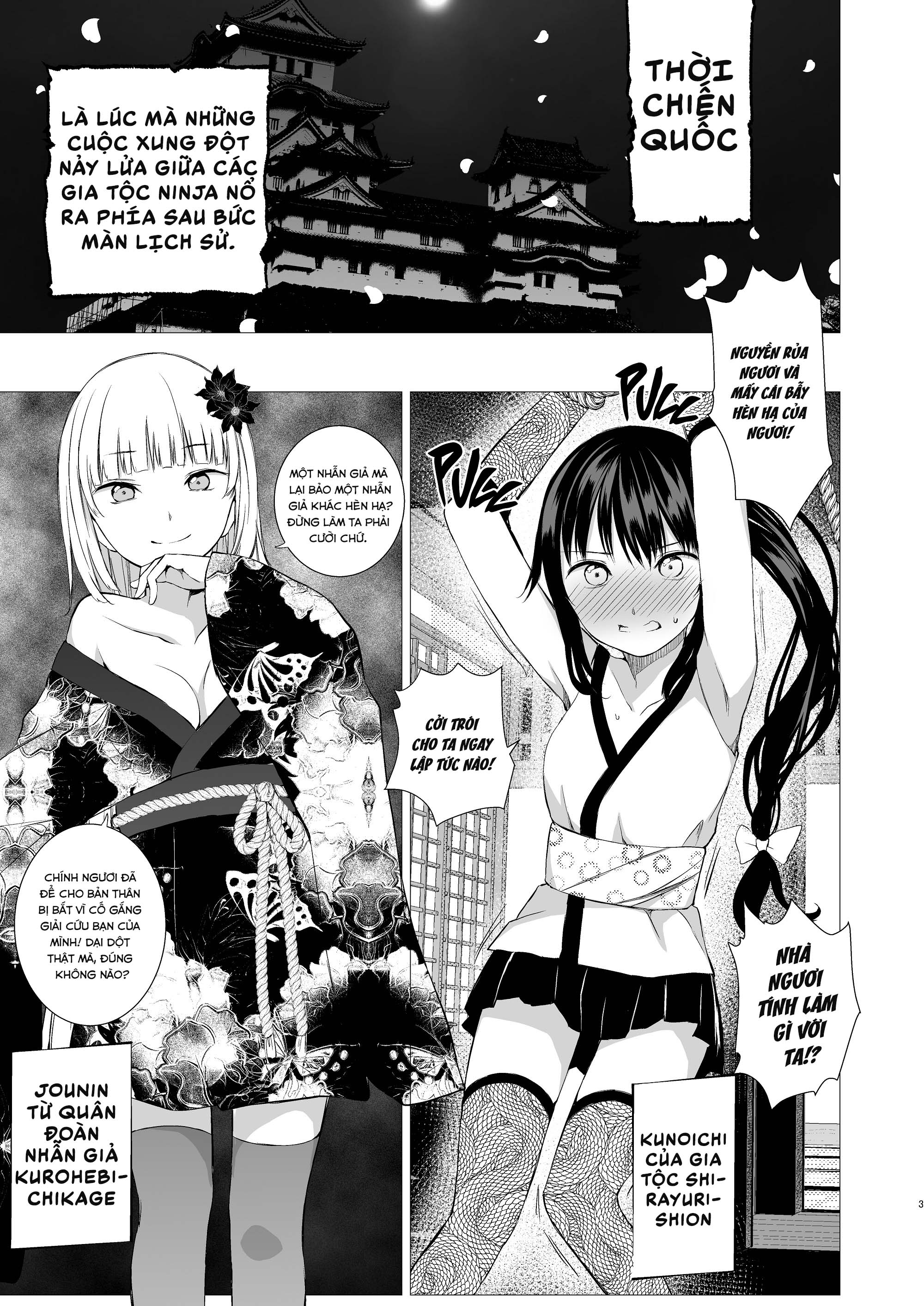 Đọc truyện hentai Oshinobi Shoujo No Asobikata - Oneshot