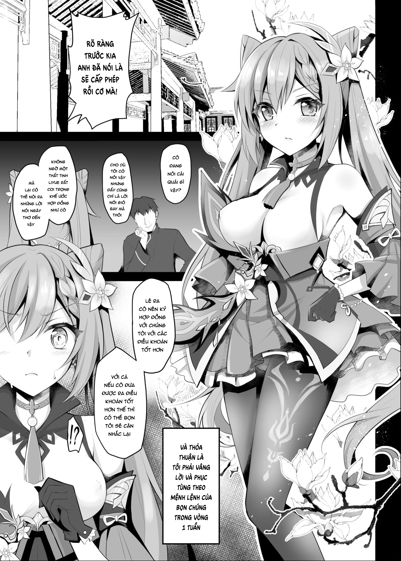 Đọc truyện hentai Ngọc Hành Keqing và hợp đồng nô lệ tình dục - Oneshot