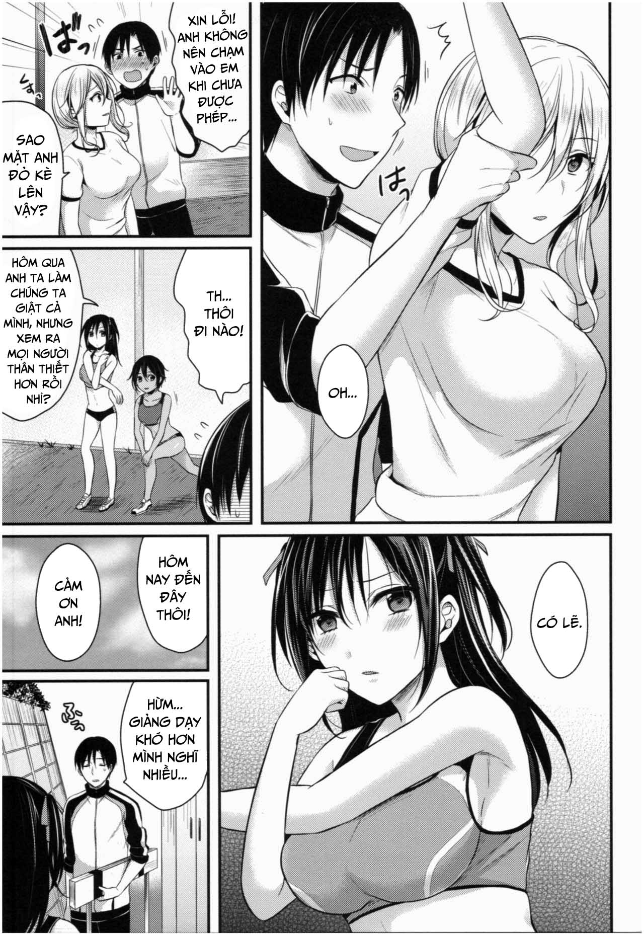 Đọc truyện hentai Joshi Rikujoubu Harem Training - Chap 1