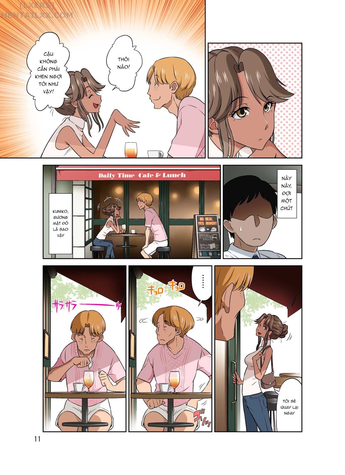 Đọc truyện hentai Khi tôi đang đi công tác, vợ tôi có chuyến đi NTR - Oneshot