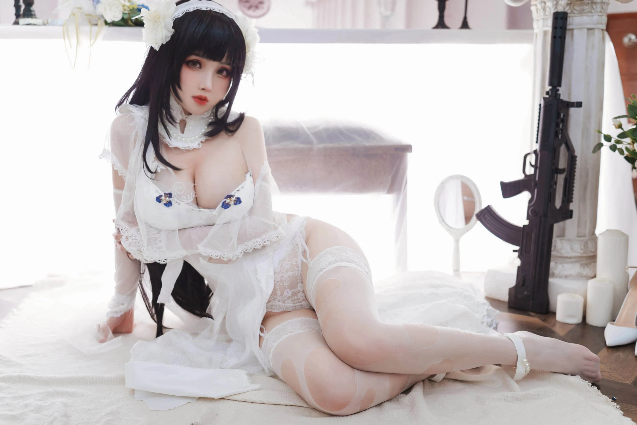 Đọc truyện hentai Tuyển tập Albums siêu phẩm Cosplay - Chap 789 - rioko - Type 95 (Girls is Frontline)