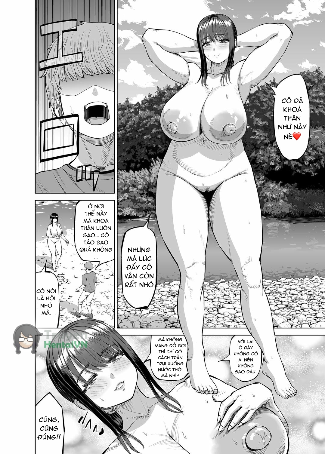 Đọc truyện hentai Tomodachi no Okaa-san ni Sasowarete... Inaka ni Kichaimashita! - Oneshot
