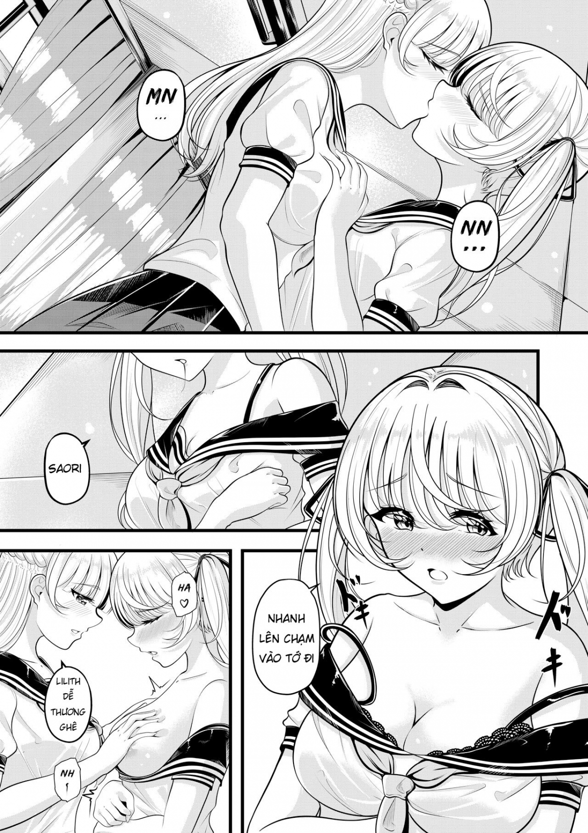 Đọc truyện hentai Lilith's Troubles - Saori's Troubles - Oneshot
