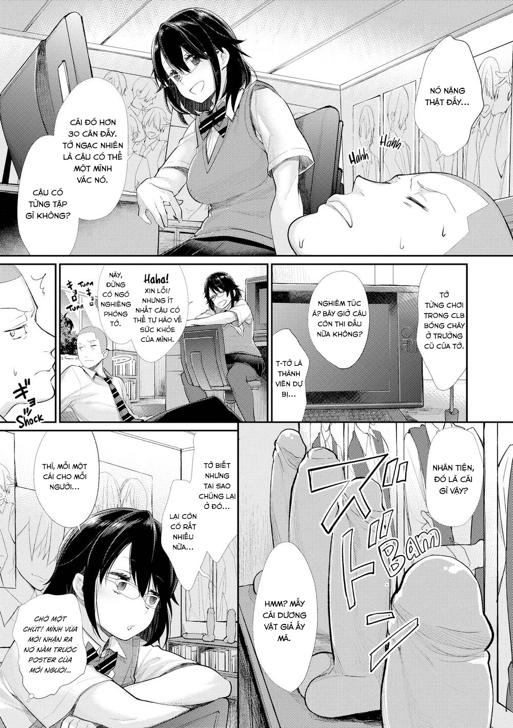 Đọc truyện hentai Lạc và CLB của những coi gái Otaku - Chap 2