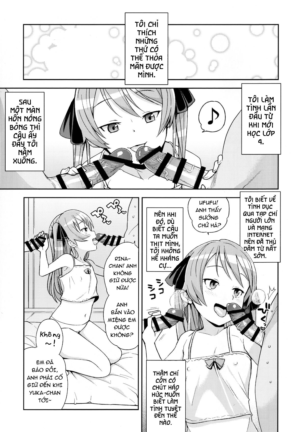 Đọc truyện hentai Đụ tập thể 2 bé loli bắn phụt phụt - Oneshot