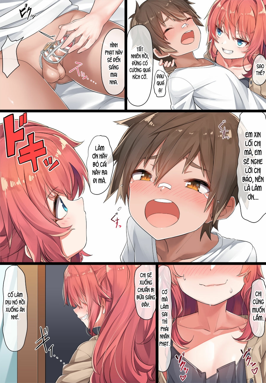 Đọc truyện hentai OneShota Kazuki-senpai - Chap 3: Khóa cái cu hư.