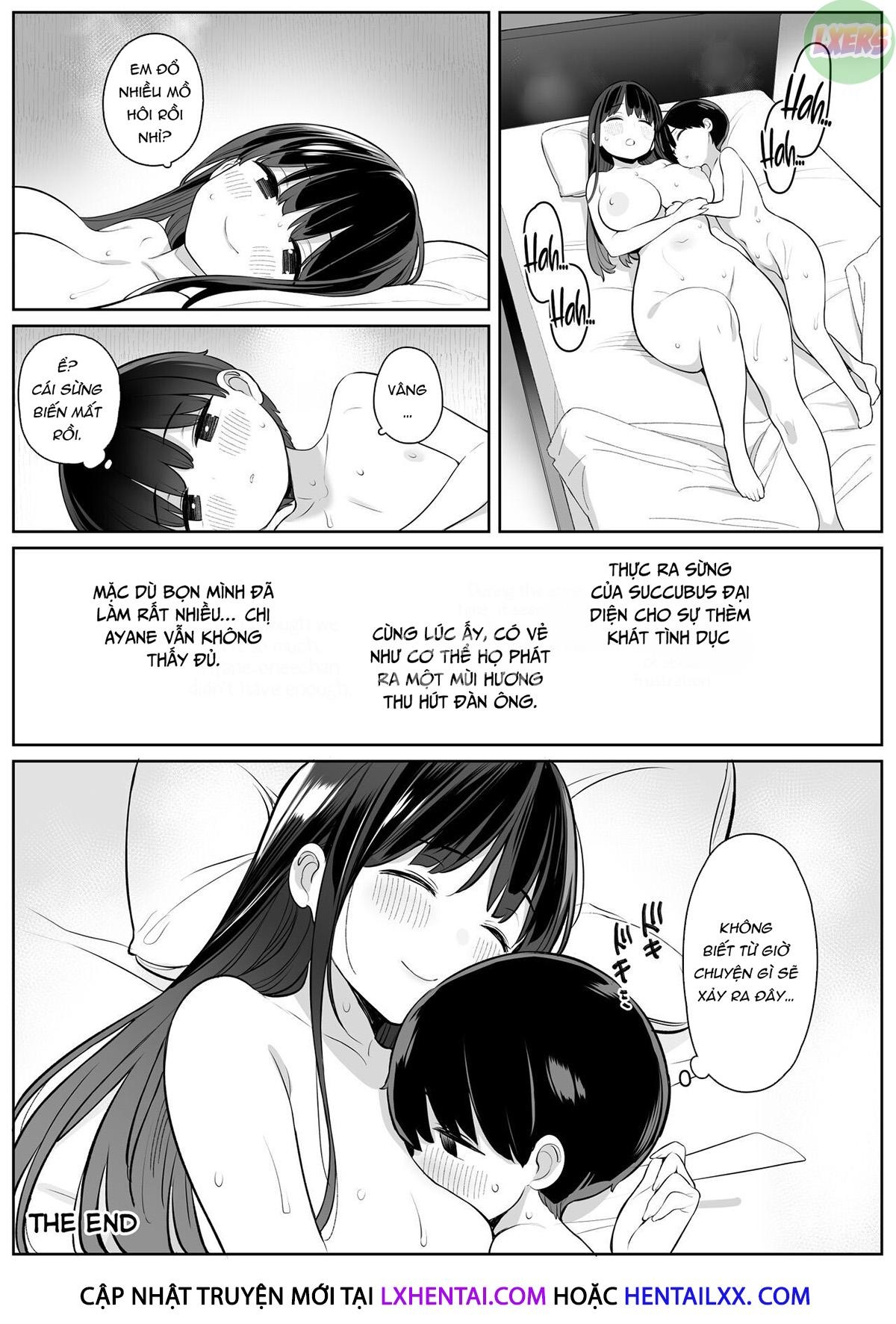 Đọc truyện hentai The Story of How The Big Sister Neighbor Squeezed My Semen Because She was a Succubus - Oneshot