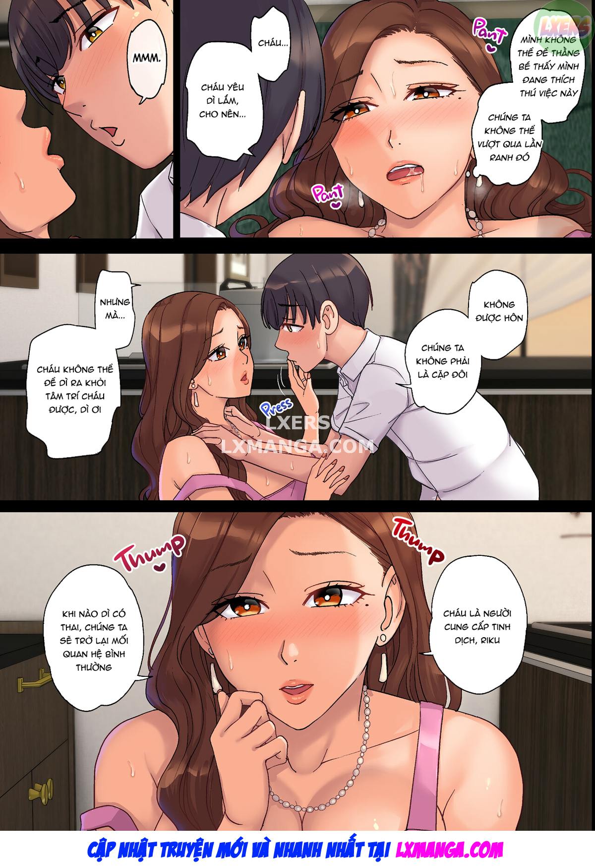 Đọc truyện hentai Ngủ với dì tới mức dì mang thai - Chap 1