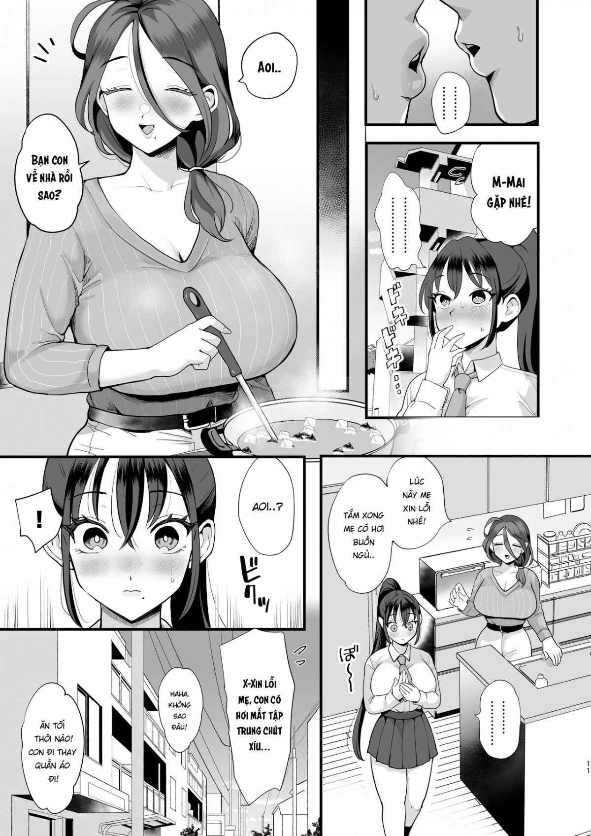Đọc truyện hentai Saimin Musume to Tennen Mama - Oneshot
