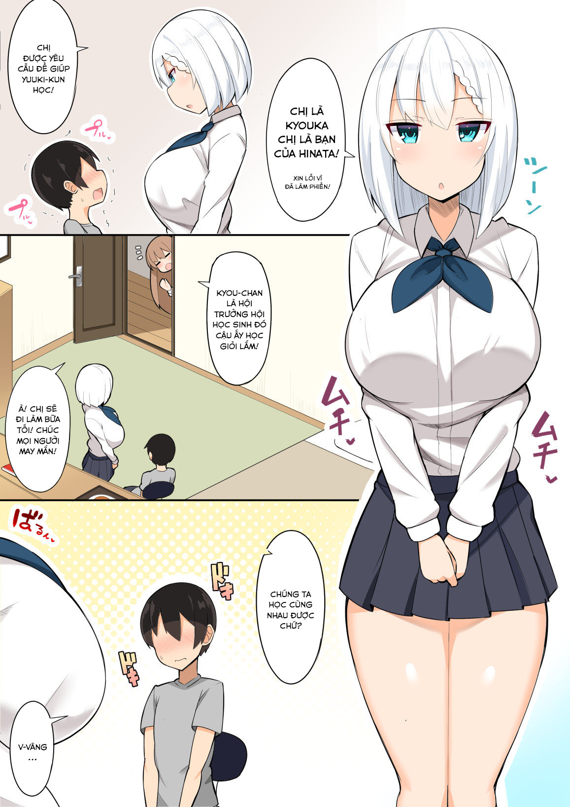 Đọc truyện hentai Ôn thi cùng các chị gái~ - Oneshot