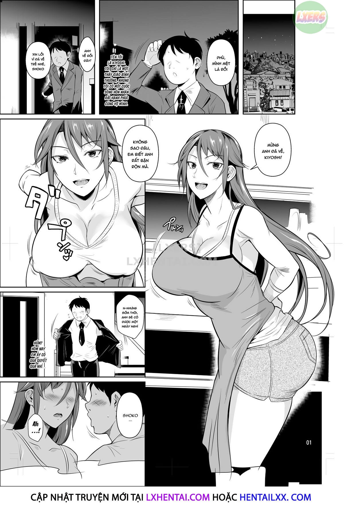 Đọc truyện hentai The Downtown Shopping Street's Wife's Holes - Chap 4