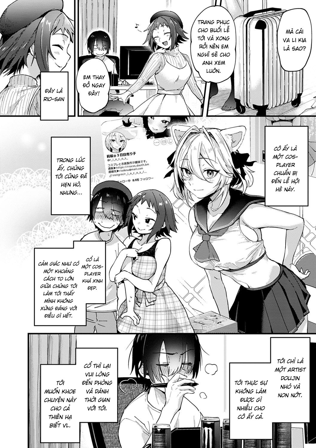 Đọc truyện hentai Do Doujin Artists Dream Of Cosplayer Girlfriends? - Oneshot nứng