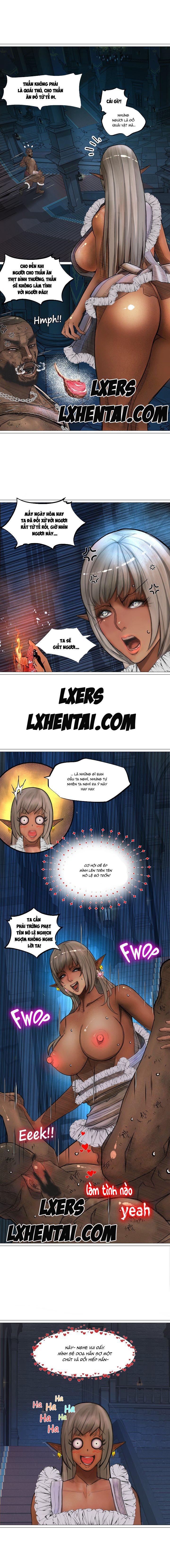 Đọc truyện hentai Nữ Hoàng Dark Elf Và Nô Lệ Orc - Chap 12