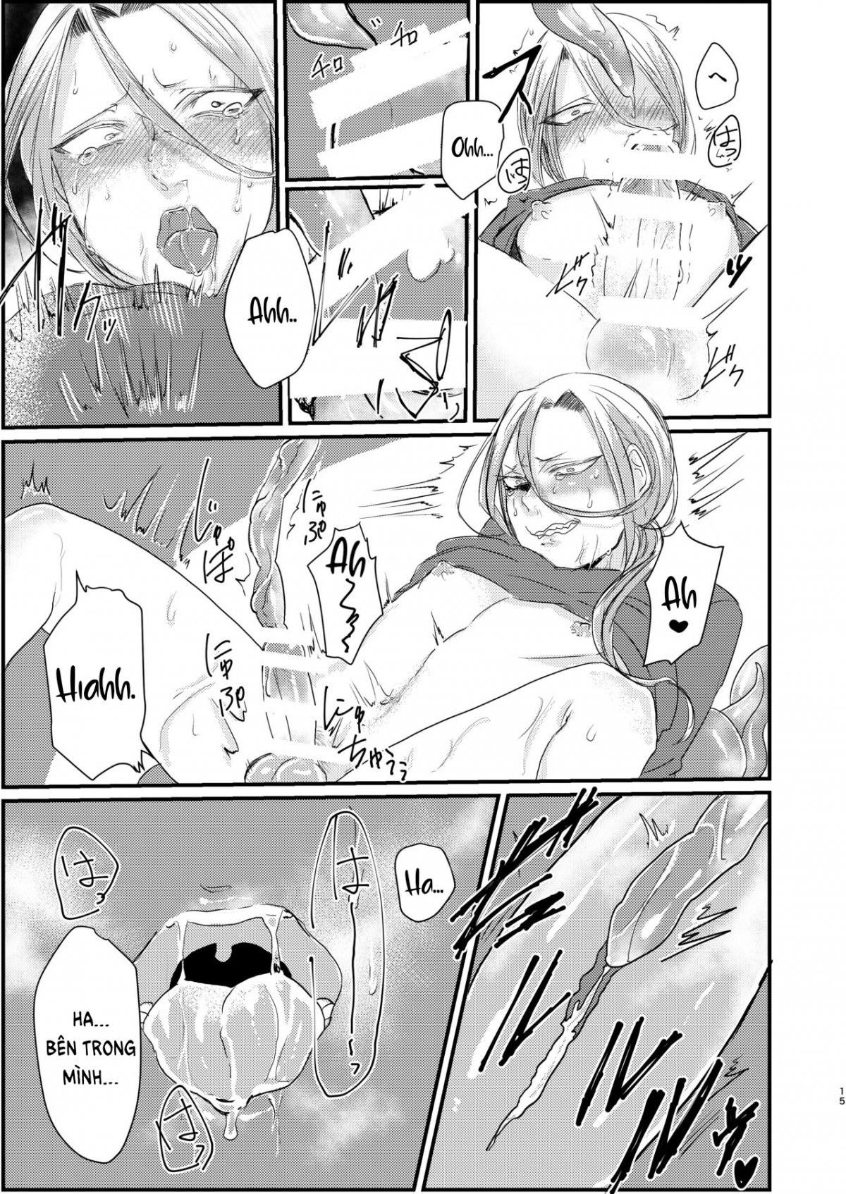 Đọc truyện hentai Câu chuyện về nam pháp sư bị xúc tu chơi - Oneshot