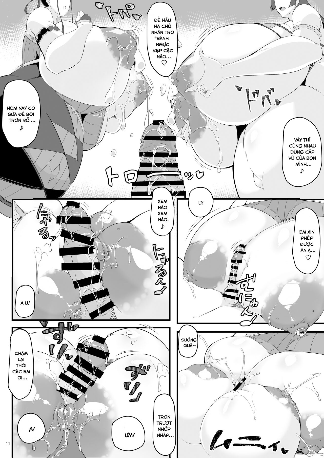 Đọc truyện hentai Sou Nadeshiko to Hitomi Au - Zú sẫm