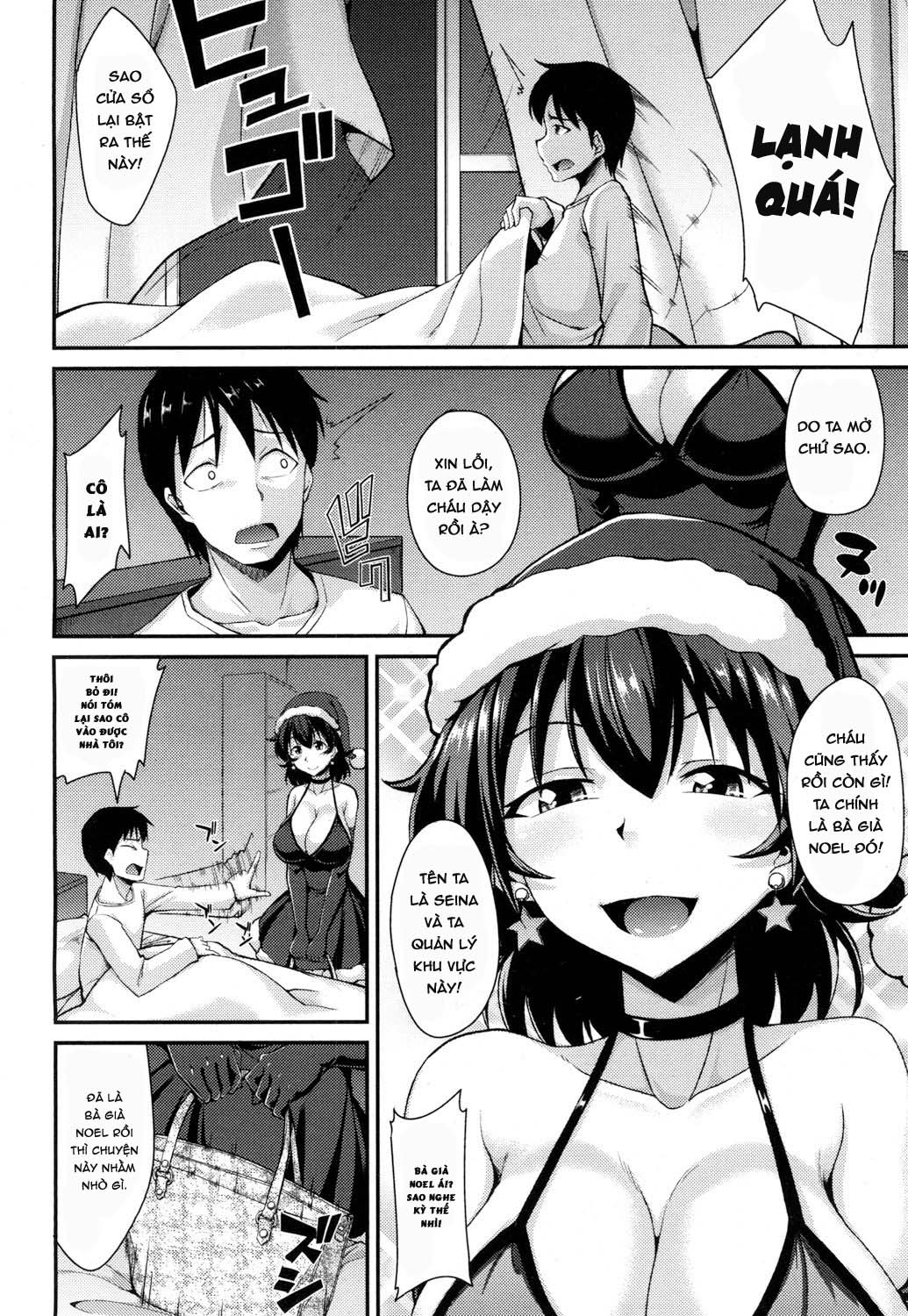 Đọc truyện hentai Bà già Noel trèo cửa sổ - Oneshot