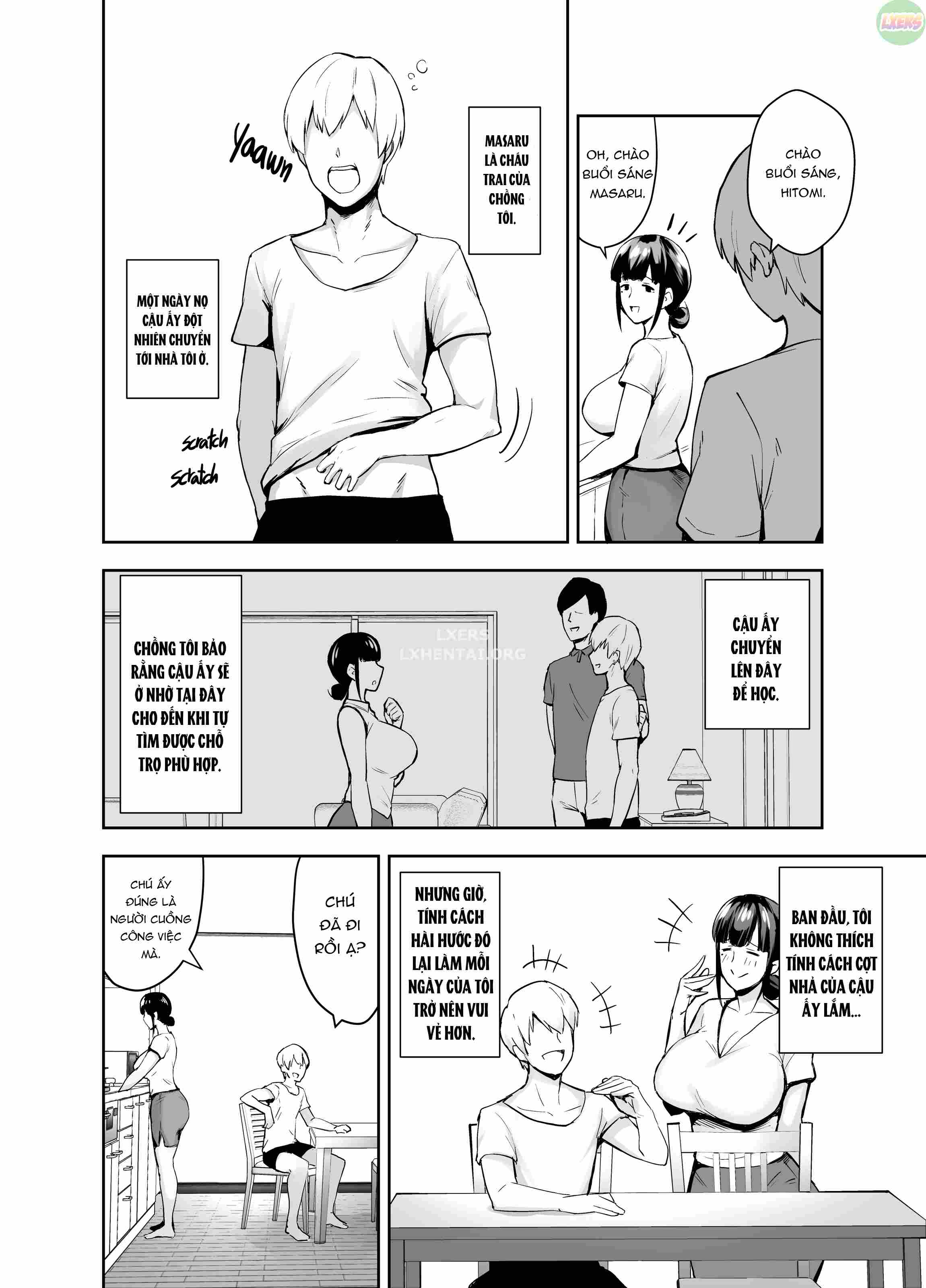 Đọc truyện hentai Netorareta Bakunyuu Seiso Zuma Hitomi - Oneshot - Không che