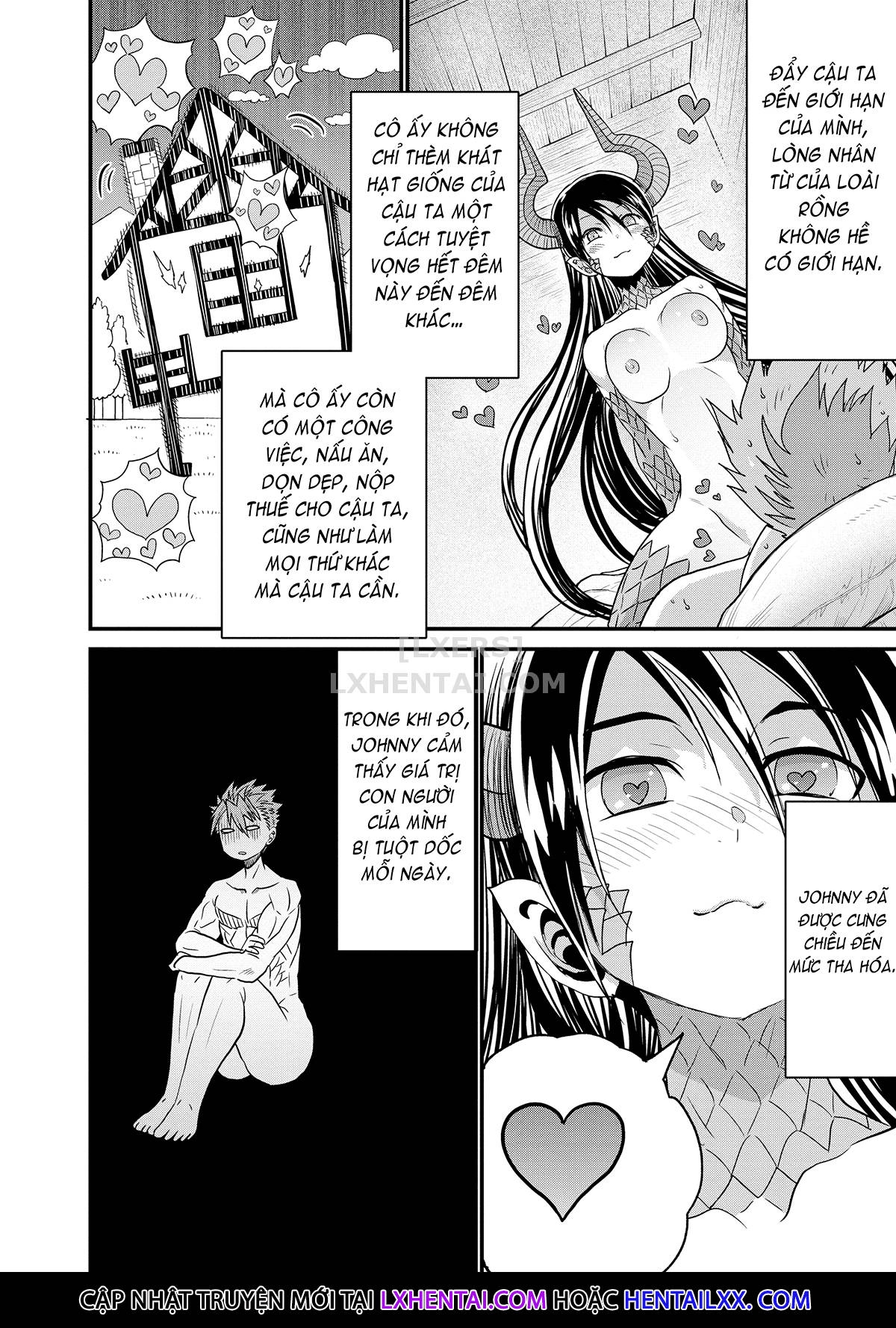 Đọc truyện hentai Monster Girls With a Need for Seed - Chap 3 - A Dragons Debt