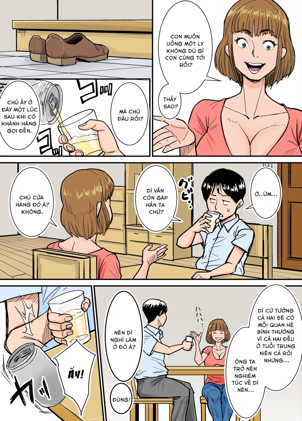 Đọc truyện hentai Eroi Oba-san - Oneshot