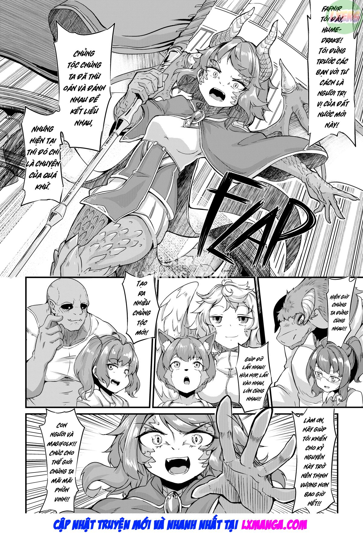 Đọc truyện hentai Tái thiết!? Thụ tinh giữa các loài - Chap 6 - [END]