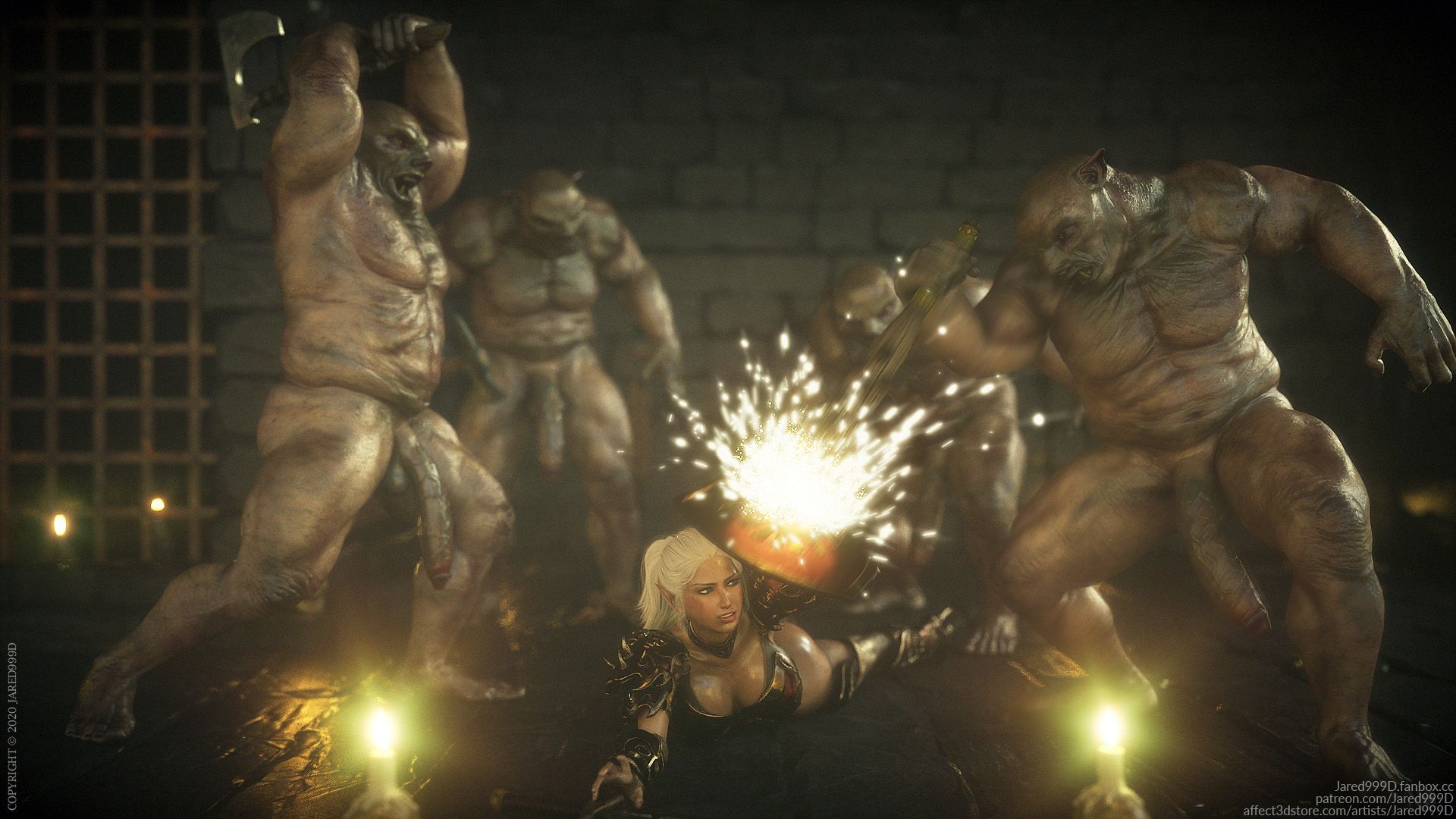 Đọc truyện hentai Elf Slave - Chapter 7: Double Trouble