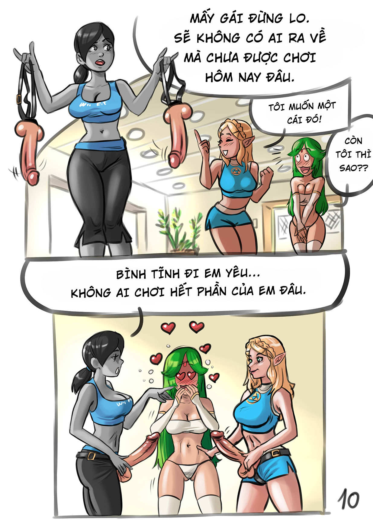 Đọc truyện hentai Lớp học yoga của các nhân vật game Wii - Oneshot