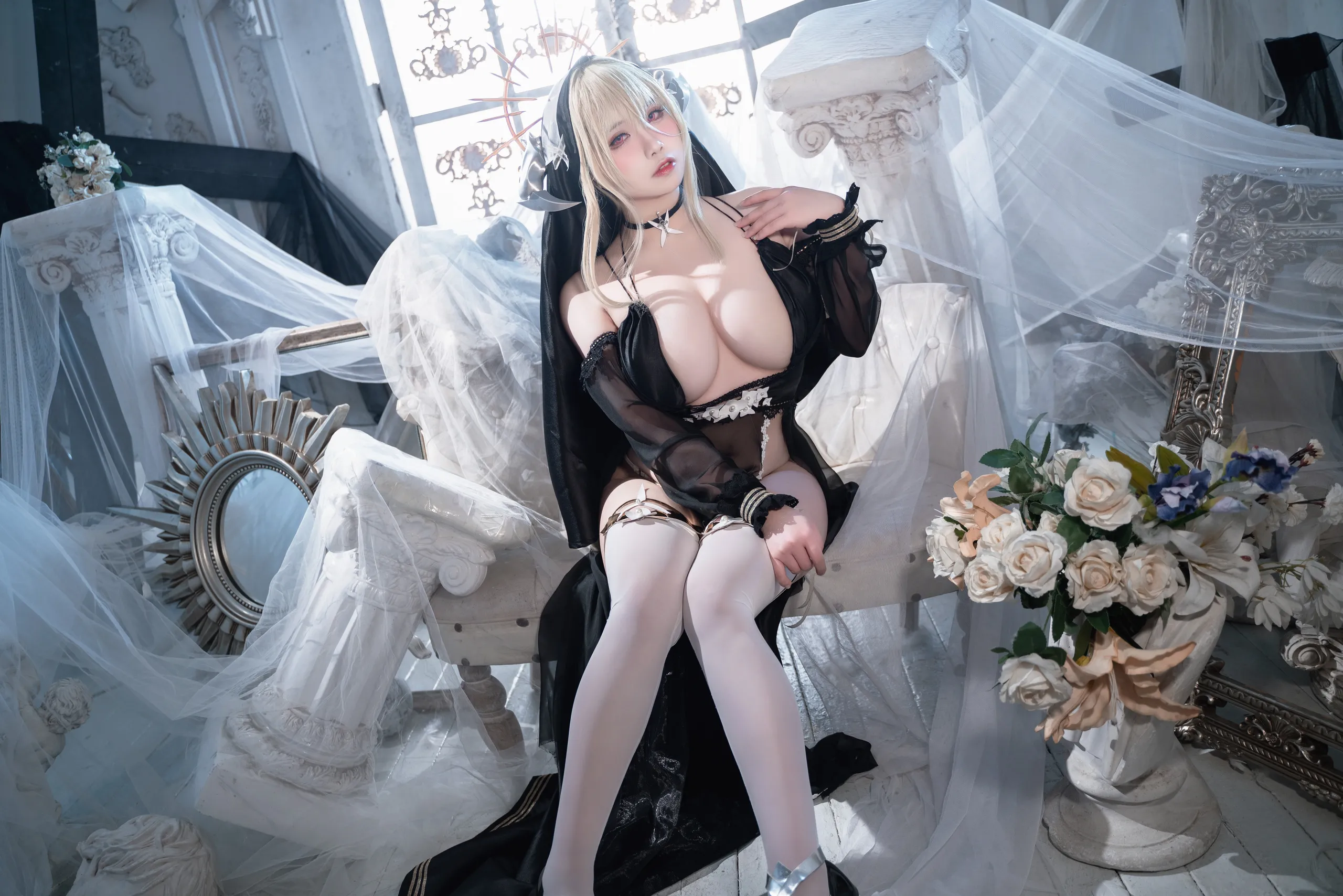Đọc truyện hentai Tuyển tập Albums siêu phẩm Cosplay - Chap 953 - Sadako Peach - Azur Lane Vengeance